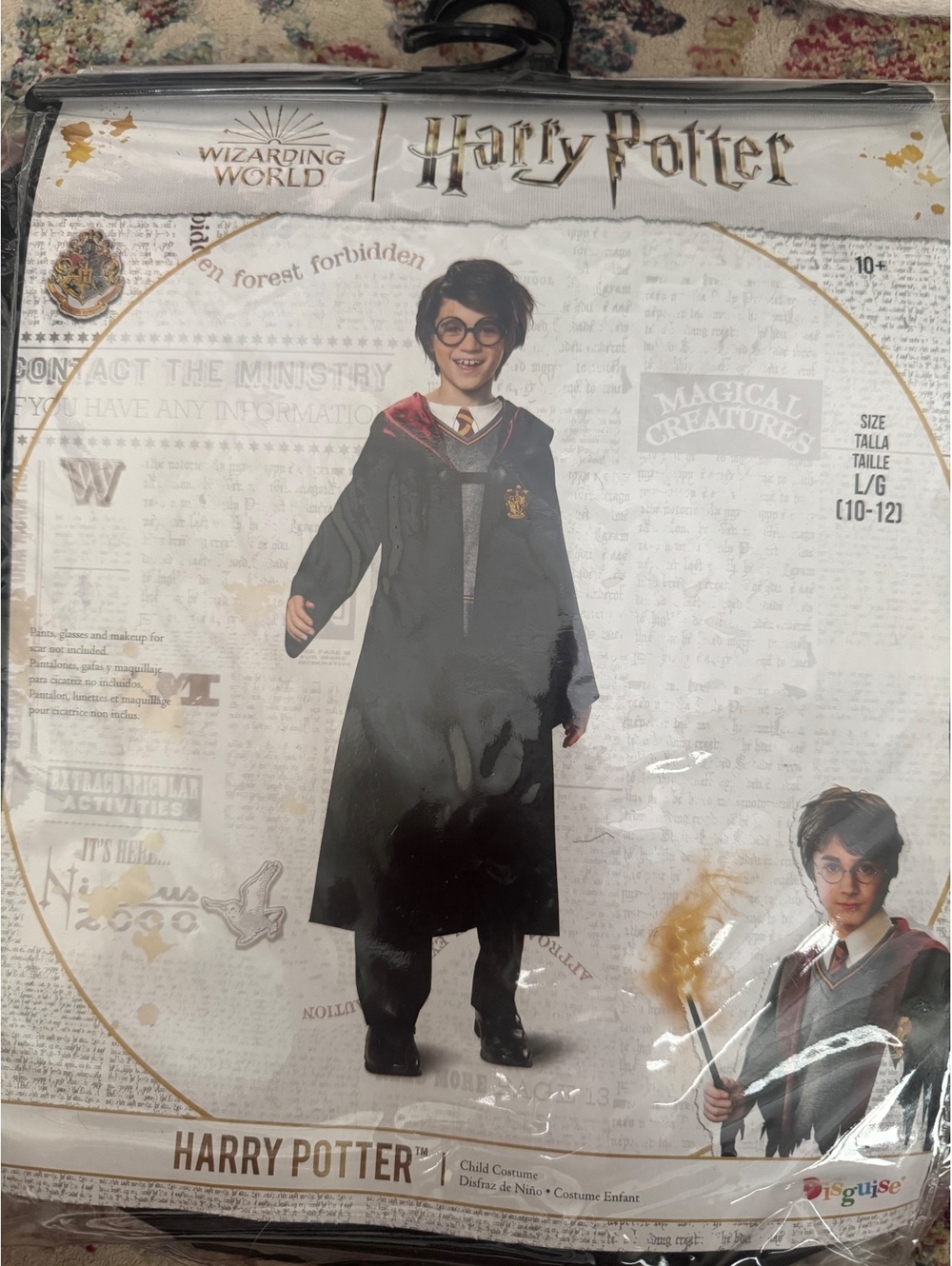 Harry Potter Child Costume Gryffindor Robe Size L/G (10-12)